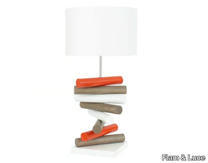 AIX - Wooden table lamp _ Flam & Luce