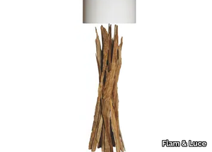 TAIGA - Wooden floor lamp _ Flam & Luce