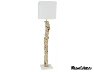 ZANAGA - Wooden floor lamp _ Flam & Luce