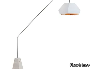 ZOOM - Marble floor lamp _ Flam & Luce