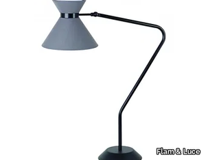 HAT - Metal table lamp with fixed arm _ Flam & Luce