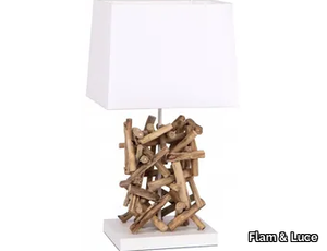 LHASSA - Wooden table lamp _ Flam & Luce