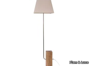 POLA - Wooden floor lamp _ Flam & Luce