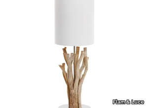 SAMOA - Wooden table lamp _ Flam & Luce