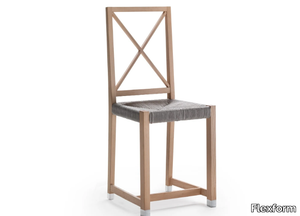 MOKA OUTDOOR - Solid wood chair _ Flexform