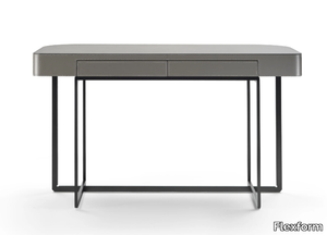 MARMADUKE - Rectangular writing desk with drawers _ Flexform