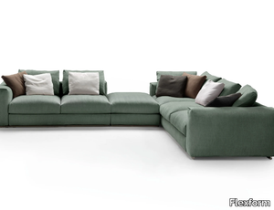 ASOLO - Sectional fabric sofa _ Flexform