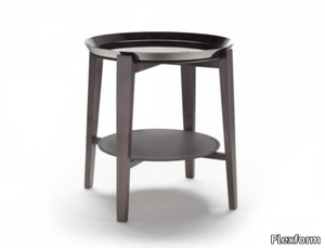 CABARÈ - Round coffee table with tray _ Flexform