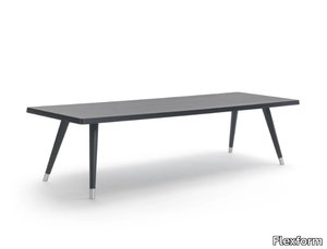 ADLER - Rectangular wooden table _ Flexform