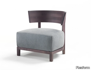 THOMAS - Fabric easy chair with removable cover _ Flexform