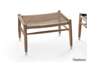 TESSA OUTDOOR - Rectangular outdoor footstool _ Flexform