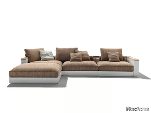 FREEPORT - Sectional garden sofa with chaise longue _ Flexform