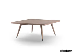 ADLER - Square wooden table _ Flexform