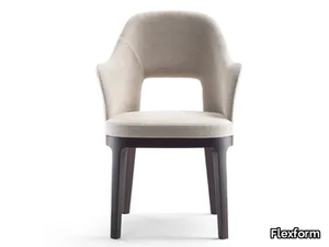 JUDIT - Chair with armrests _ Flexform