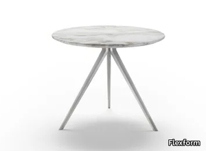 ZEFIRO - Round marble coffee table _ Flexform