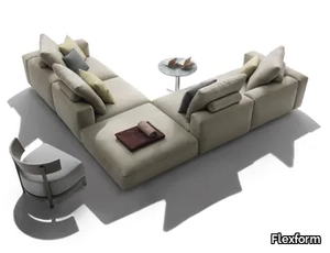 GRANDEMARE OUTDOOR - 5 seater sectional fabric garden sofa _ Flexform