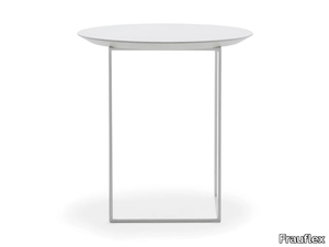 ROXY - Round wooden and metal bedside table _ Frauflex