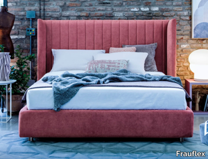 ZOLE - Double bed with high headboard _ Frauflex