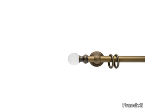 PERLA SATINATA - Iron and brass curtain rod _ Frandoli