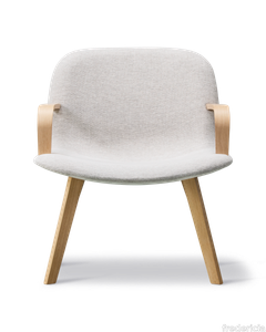 Eyes Lounge Wood base Armchair