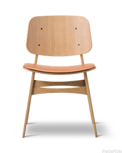 Søborg Wood Base Seat upholstered