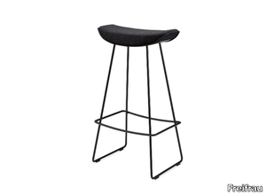 KYA BARSTOOL WIRE FRAME - Sled base barstool with footrest _ Freifrau