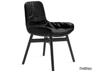 LEYA ARMCHAIR LOW - Leather chair _ Freifrau