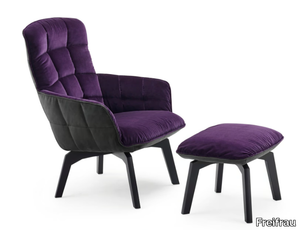 MARLA EASY CHAIR HIGH - High-back fabric armchair _ Freifrau