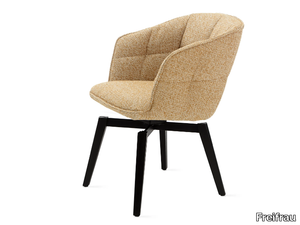 MARLA ARMCHAIR HIGH - Upholstered fabric chair with armrests _ Freifrau