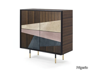 NORMAN - Wooden highboard with doors _ Frigerio