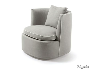BESSIE - Fabric armchair with removable cover _ Frigerio