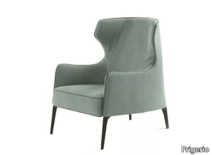 CROSBY - Bergere fabric armchair with armrests _ Frigerio