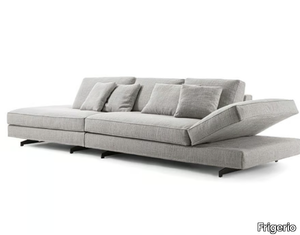 DAVIS FLAT - Sectional fabric sofa with removable cover _ Frigerio