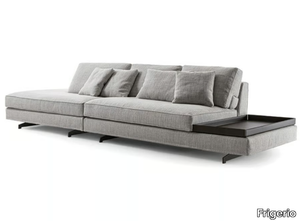 DAVIS TOP FLAT - 5 seater fabric sofa with removable cover _ Frigerio