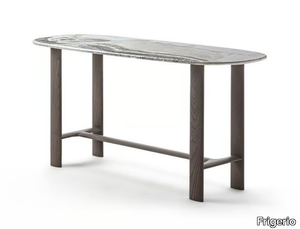 MOCKI - Oval marble console table _ Frigerio