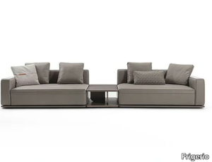 EDDIE - Modular leather sofa _ Frigerio