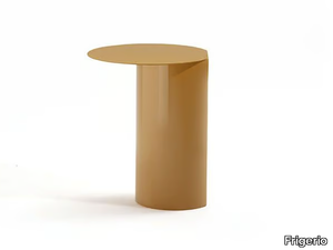 ELLY - Round wood and metal side table _ Frigerio