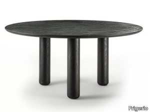 ROLL-O - Round wooden table _ Frigerio