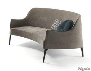 JACKIE BERGERE - Leather small sofa _ Frigerio