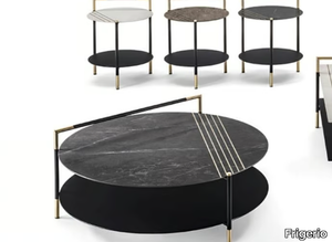 KEVIN - Low round coffee table _ Frigerio