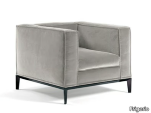 TAYLOR JUNIOR - Fabric armchair with removable cover with armrests _ Frigerio