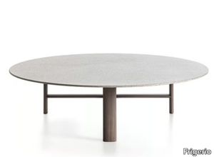 MOCKI - Round Seminato coffee table _ Frigerio