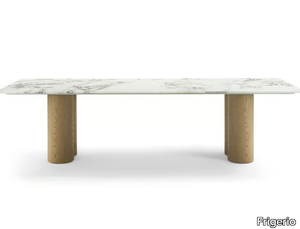 ELLY - Rectangular marble table _ Frigerio