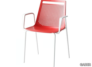 AKAMI TB - Stackable chair with armrests _ GABER