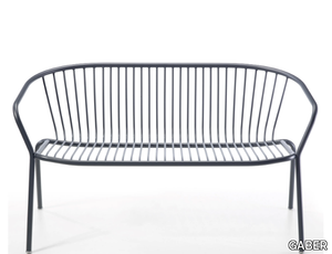 AMITHA BENCH - Steel garden sofa _ GABER