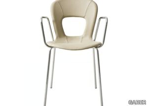 BLOG ITB - Stackable upholstered chair with armrests _ GABER