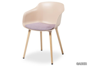 DAME BL - Chair with armrests with integrated cushion _ GABER