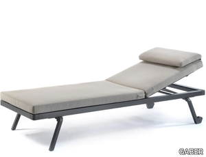 ETESIAN LOUNGER - Recliner technopolymer sun lounger _ GABER