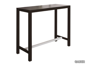 BANKET - Rectangular laminate high table _ GABER