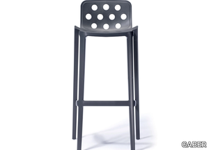 ISIDORO 66/76 - High technopolymer stool with footrest _ GABER